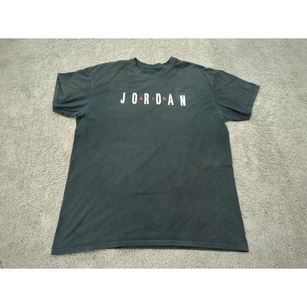 Jordan Shirt Mens XXL Black Air Graphic NBA Basketball Tee‎ Nike Jumpman